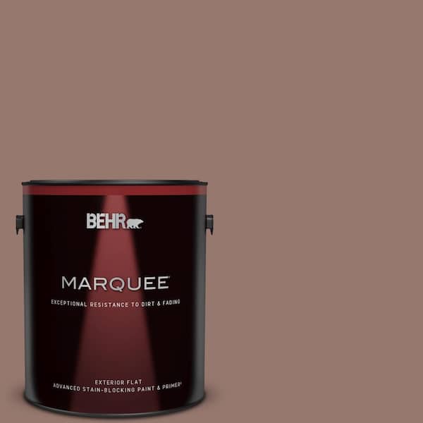 BEHR MARQUEE 1 gal. #N160-5 Chocolate Delight Flat Exterior Paint & Primer