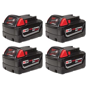M18 18-Volt Lithium-Ion XC Extended Capacity Battery Pack 3.0Ah (4-Pack)