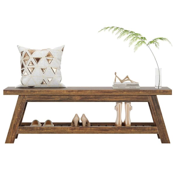 TRIBESIGNS WAY TO ORIGIN Brennan Wood Brown Rectangal Foyer