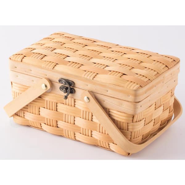 Woodchip Picnic Basket w/Liner  Wholesale Picnic Baskets & Gift