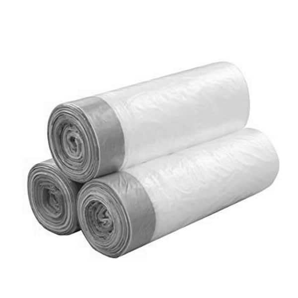 HDX - 39 Gallon Clear Flex Drawstring Outdoor Trash Bags (50-Count)