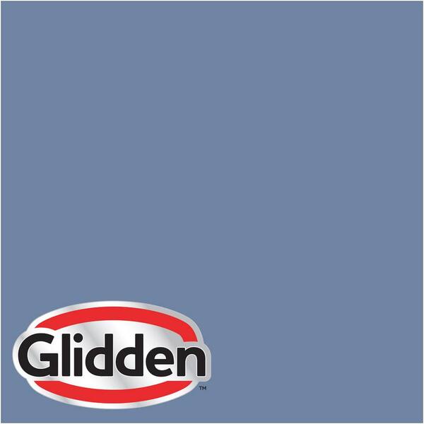 Glidden Premium 1 gal. #HDGV34 Creamy Blueberry Satin Interior Paint with Primer