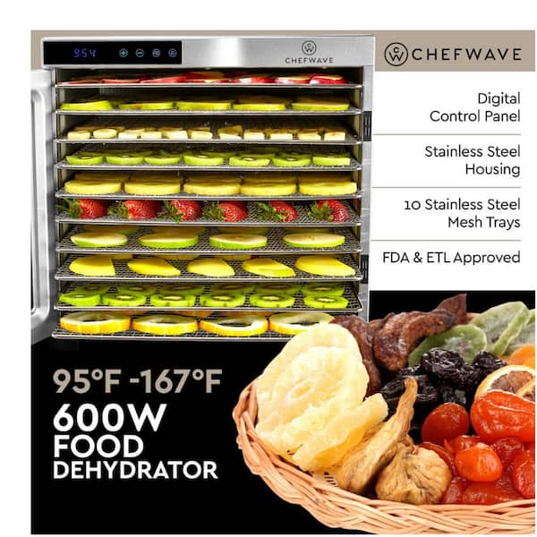 https://images.thdstatic.com/productImages/1d0820f9-c186-48be-9255-0e1467419c44/svn/stainless-steel-chefwave-dehydrators-cw-fd10-31_600.jpg