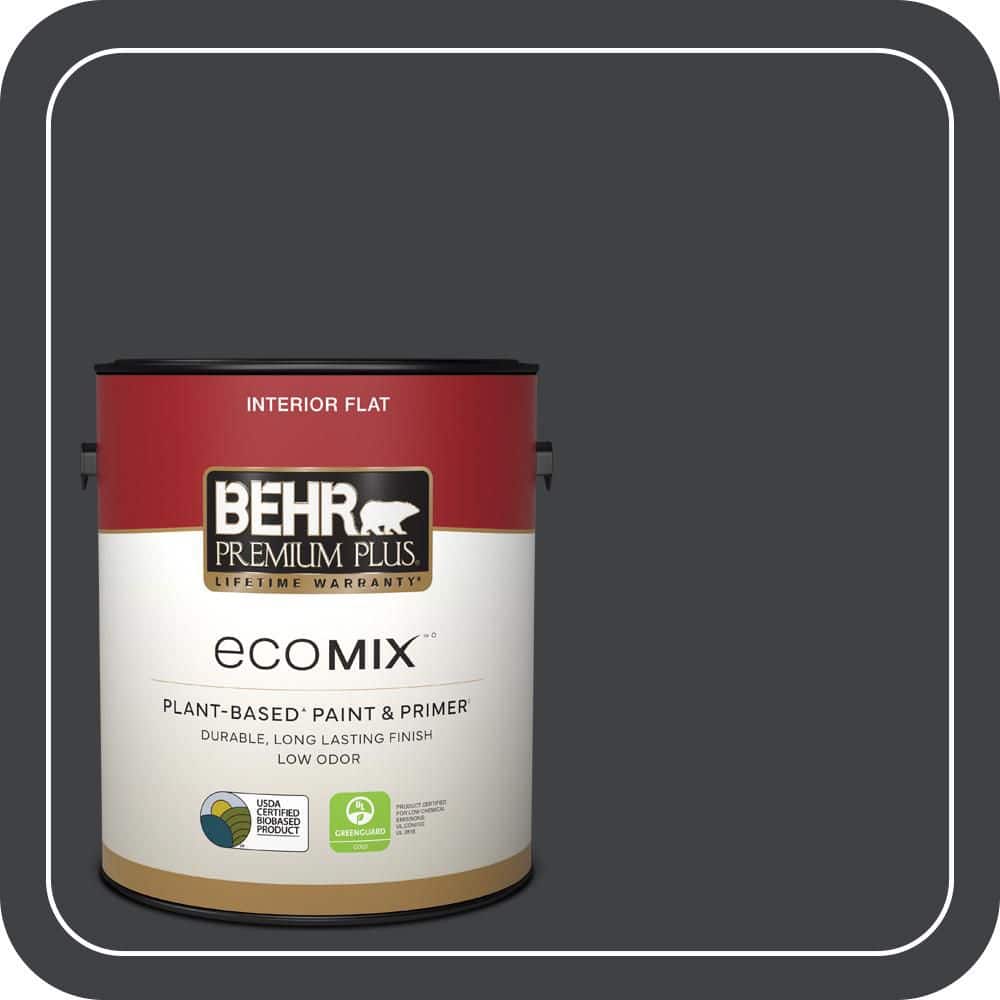 1 gal. #750F-7 Deep Space Flat EcoMix Plant-Based Interior Paint & Primer price history on PriceWatchPro