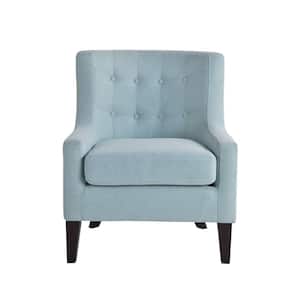 Henley Aqua Polyester Arm Chair