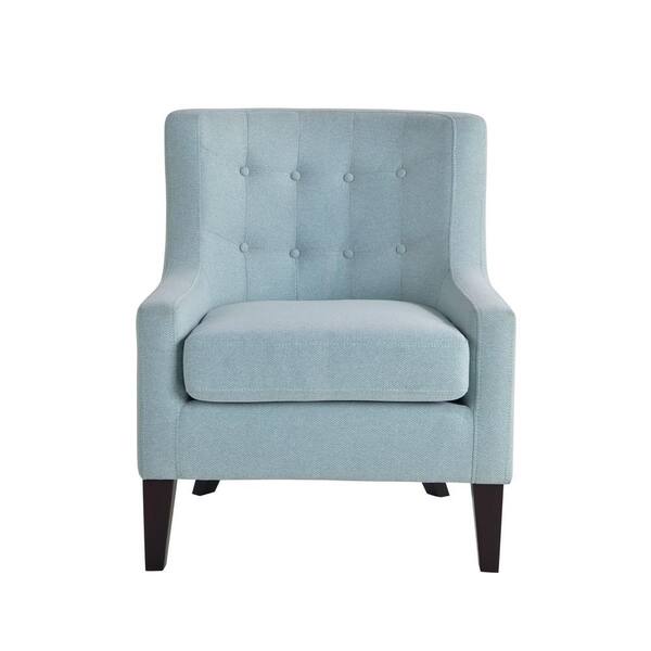 Lifestyle Solutions Henley Aqua Polyester Arm Chair 171A012AQU - The ...