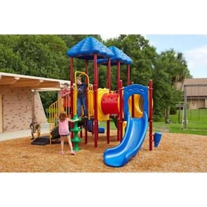 UPlay Today Pike's Peak (Playful) Commercial Playset with Ground Spike