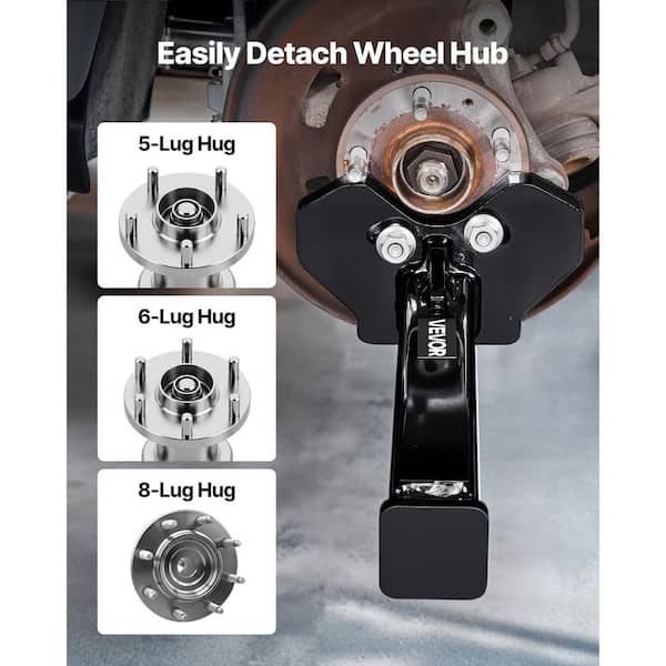 Wheel Bearing Hub Removal Tool Kit, Fits 5/6/8 Lug Hubs Universal Wheel Hub Puller w/ Nuts and Washers for SUV and Truck