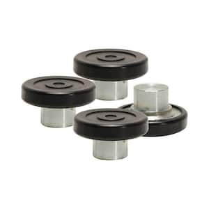 2 Post Pad, Incl. Polyurethane Tuf-Pad, for 2 Post Car Lifts up to 10000 lb Capacity, 60mm Pin, Non-Screw Type, Set of 4