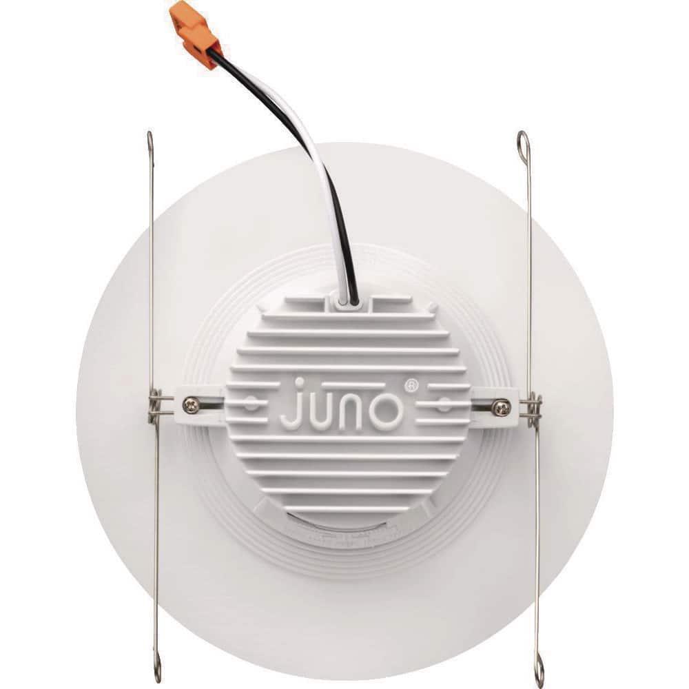 White 5/6-Inch LED Recessed Downlight Trim Kit, 6-Pack