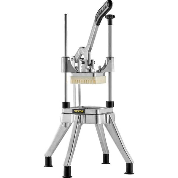 Silver Stainless Steel Vegetable Fruit Chopper with 4 Blades Fruits Dicer