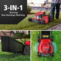 PowerSmart 21 in. 3-in-1 Gas Push Lawn Mower V8721P