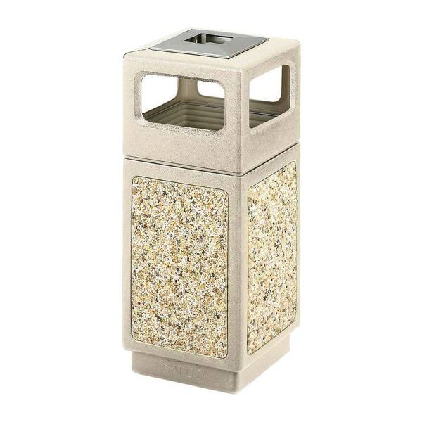 Safco 15 Gal. Canmeleon Waste Receptacle Ash/Urn Side Open