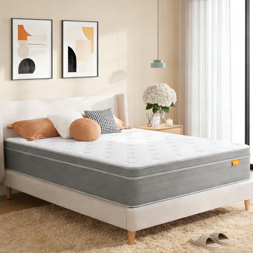 Medium Memory Foam Hybrid Queen Mattress - rated 4.5299 stars from 334 reviews
