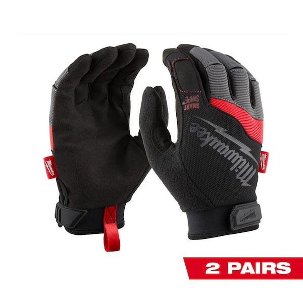 Milwaukee X-Large Performance Work Gloves (2-Pack)