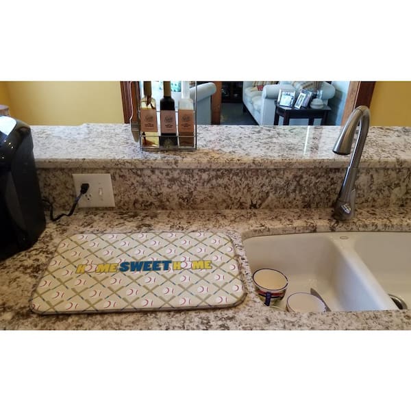 Sweet Home Collection Kitchen Dish Drying Mats