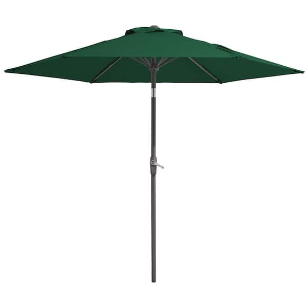 east end patio umbrella 93307 apple green Business & Pleasure Co. The A wonderful solution for any leisure time outside under bright Sunshine Nature Spring 9' Half-Canopy Patio