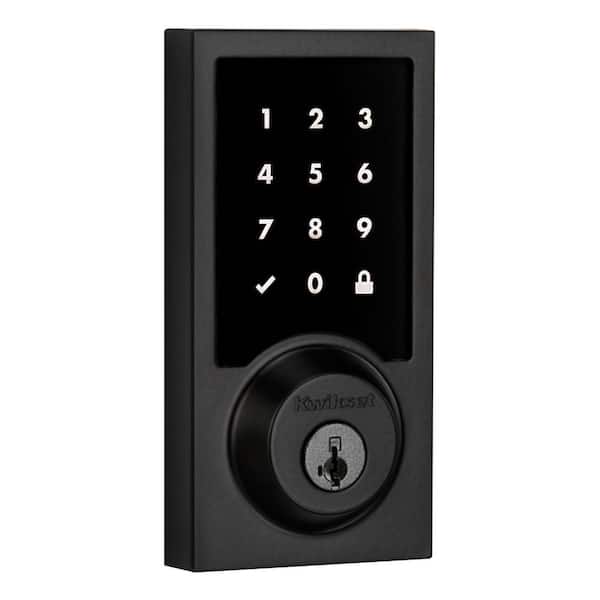 t まさちゅー Kwikset SmartCode 915 Touchscreen Contemporary Matte Black Single