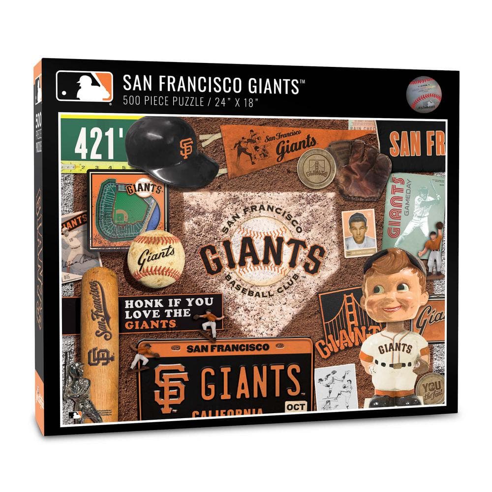 Vintage San Francisco Giants Art Jigsaw Puzzle