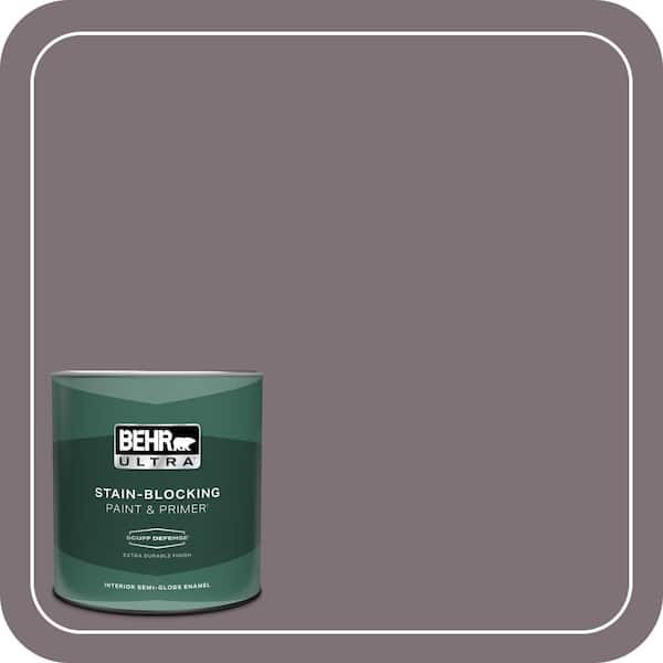 BEHR ULTRA 1 qt. #BNC-30 Enigmatic Extra Durable Semi-Gloss Enamel Interior Paint & Primer
