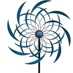 Metal Large Kinetic Wind Spinners with Stable Metal Stake, Wind Sculptures & Spinners for Yard Lawn Garden