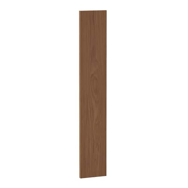 Hampton Bay Sinclair 6 in. W x 0.75 in. D x 36 in. H Wall Filler in Shaker Saddle Oak