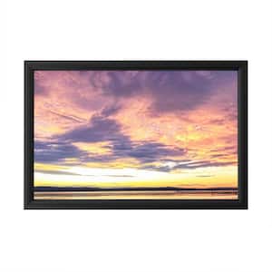 "Cloud Show" by Beata Czyzowska Framed with LED Light Landscape Wall Art 16 in. x 24 in.