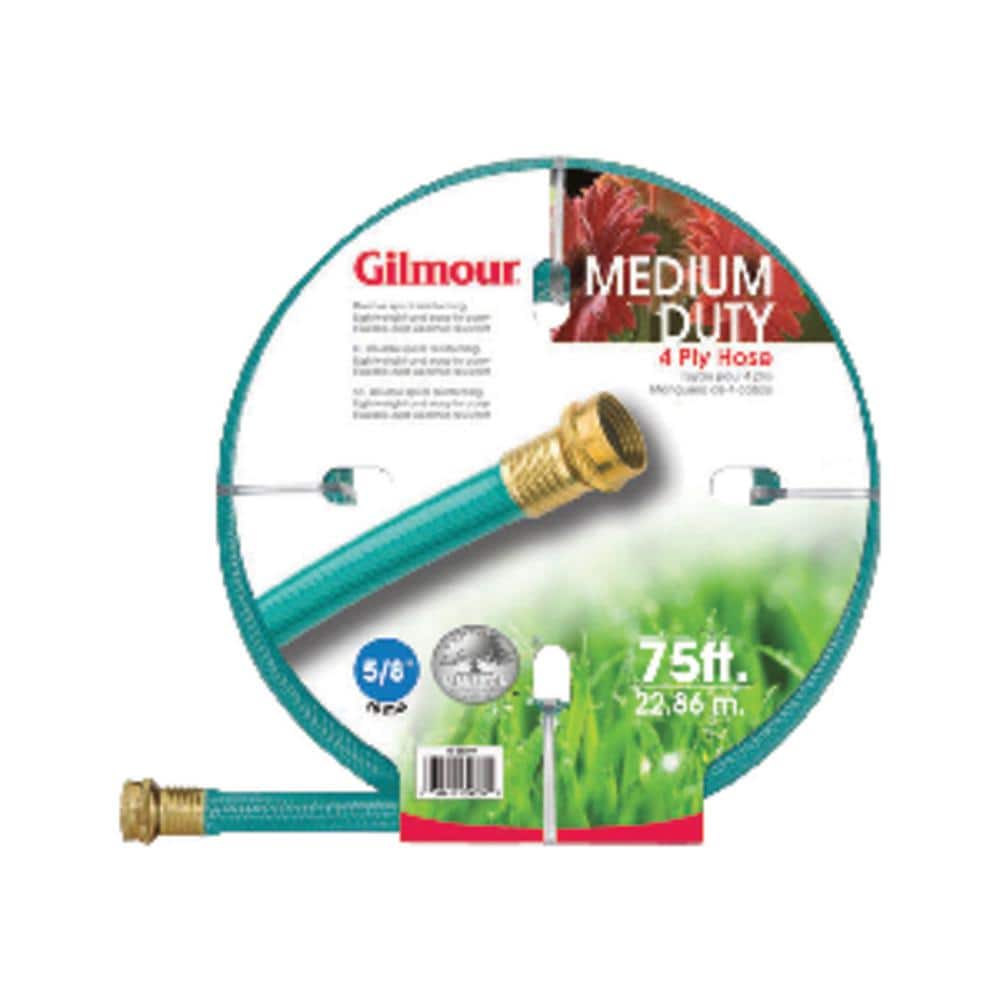 Gilmour 5/8 in. D x 75 ft. L Medium Duty Garden Hose 7332869 The Home