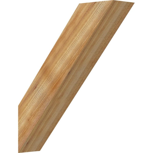 Ekena Millwork 6"W x 24"D x 28"H Traditional Rough Sawn Knee Brace, Western Red Cedar