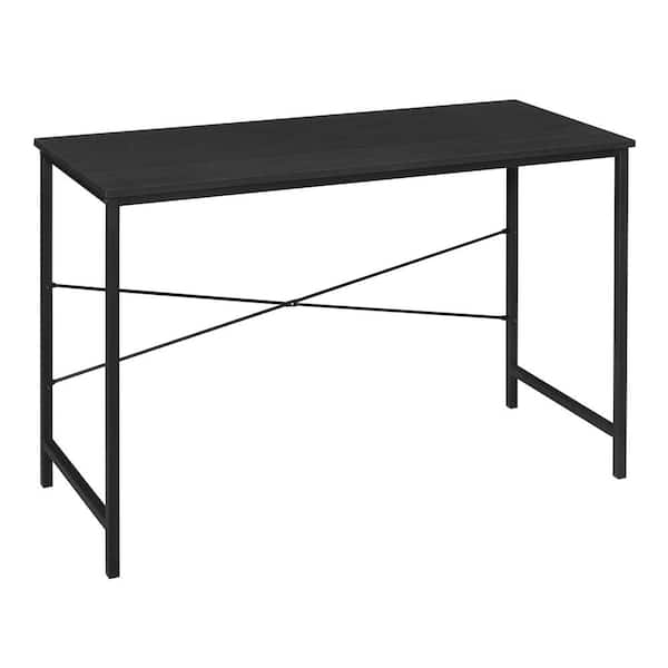 Niche 43 in. Rectangular Ebony Computer Desk NSDS4318EB - The Home Depot