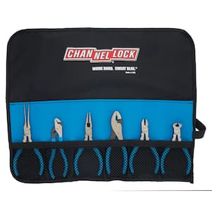 Little Champ Precision Plier Set with Tool Roll (6-Piece)