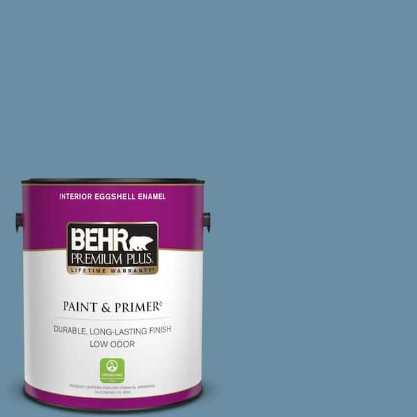 BEHR PREMIUM PLUS 1 gal. #PPU14-04 French Court Eggshell Enamel Low Odor Interior Paint & Primer