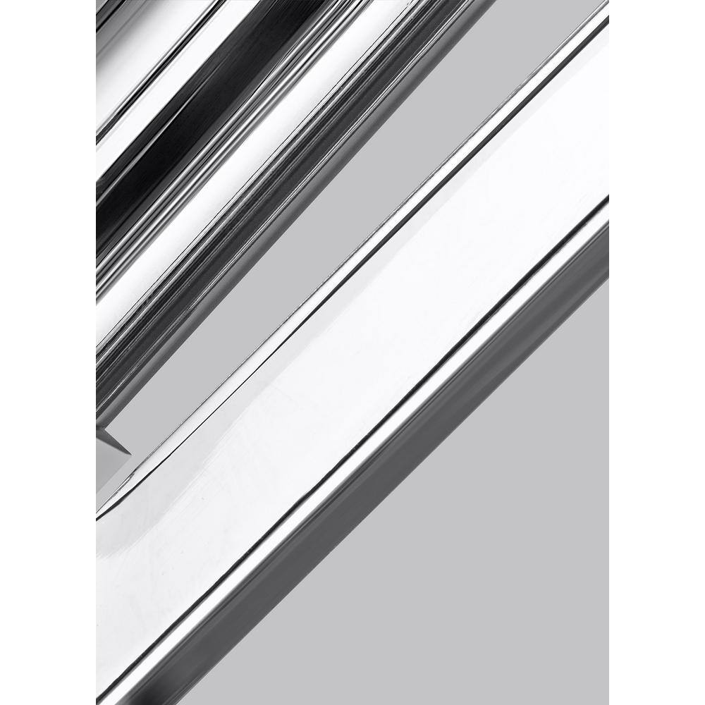 Chrome 13" Wide Glass 4-Light Pendant for Indoor/Outdoor