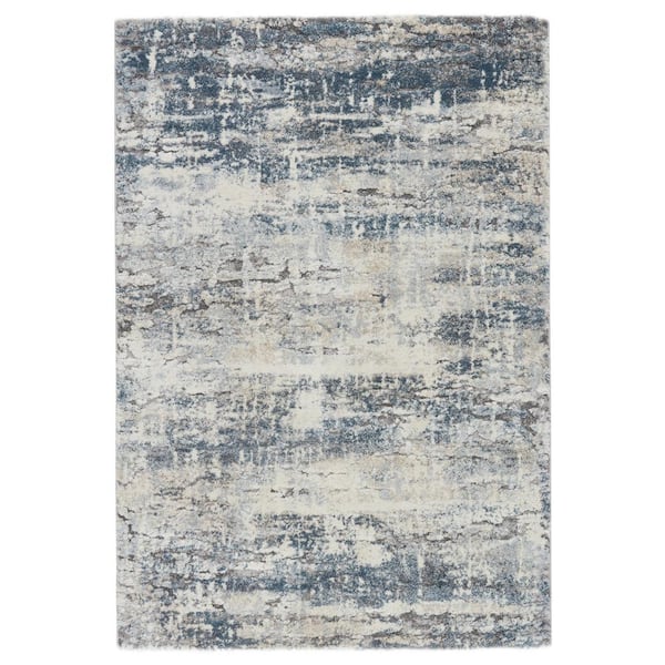 Jaipur Living Benton Blue/Gray 5 ft. x 7 ft. 6 in. Abstract Area Rug