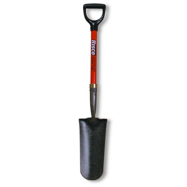 Hisco 14 in. Drain Spade/Sharp Shooter with 27 in. Fiberglass D-handle