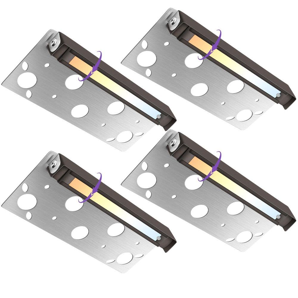 Sofiton 4-Pack 200 Lumens Low Voltage Bronze Integrated LED
