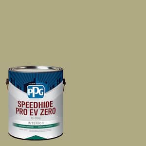 Speedhide Pro EV Zero 1 gal. PPG1113-4 Green Gray Mist Flat Interior Paint
