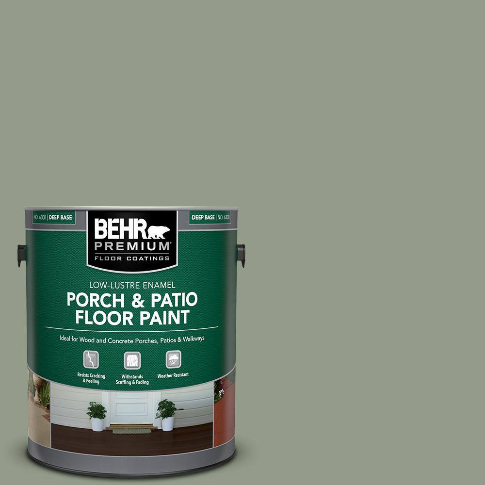 1 gal. #430F-4 False Cypress Low-Lustre Enamel Interior/Exterior Porch and Patio Floor Paint price history on PriceWatchPro