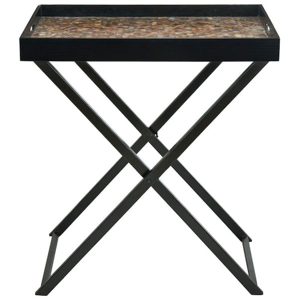 Safavieh Abba Brown Tray Side Table