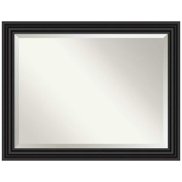 Colonial Black 45.75 in. x 35.75 in. Bathroom Vanity Mirror