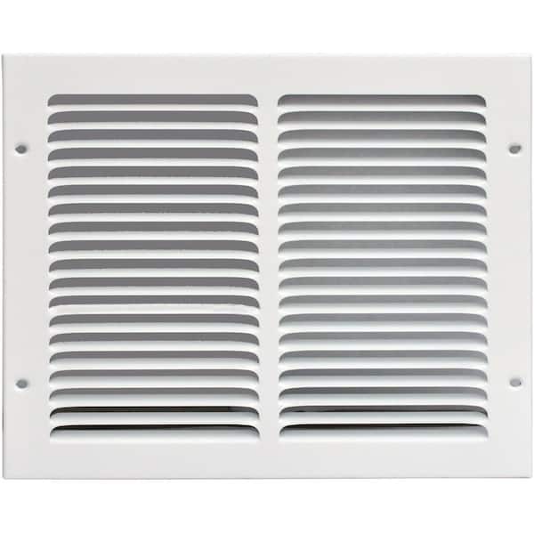 SPEEDI-GRILLE 14 in. x 10 in. Return Air Vent Grille, White with Fixed Blades