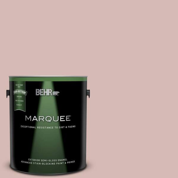 BEHR MARQUEE 1 gal. #UL110-13 First Waltz Semi-Gloss Enamel Exterior Paint and Primer in One