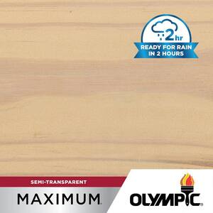 Maximum 8 oz. ST-2030 White Birch Semi-Transparent Exterior Stain and Sealer in 1- Low VOC
