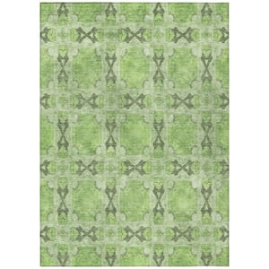 Chantille ACN564 Green 10 ft. x 14 ft. Machine Washable Indoor/Outdoor Geometric Area Rug
