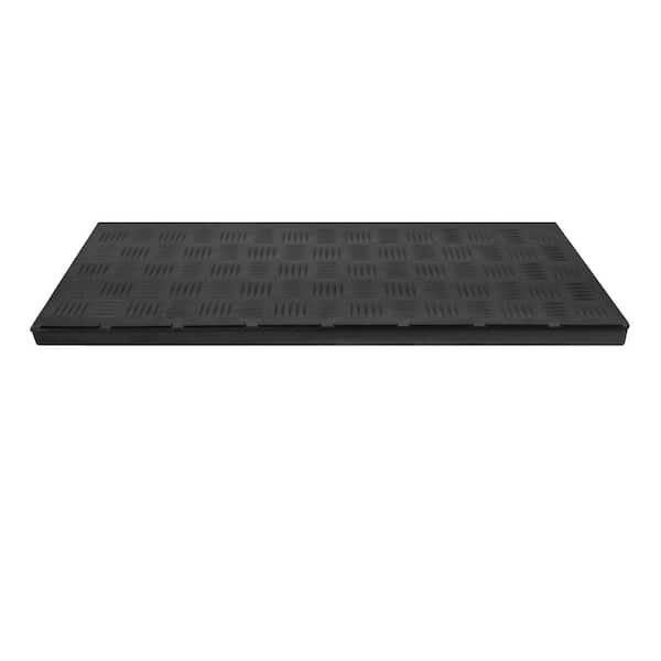 Multy Home 36 In. x 35 Ft. Black Nonslip Rubber Runner - CHC Home Center