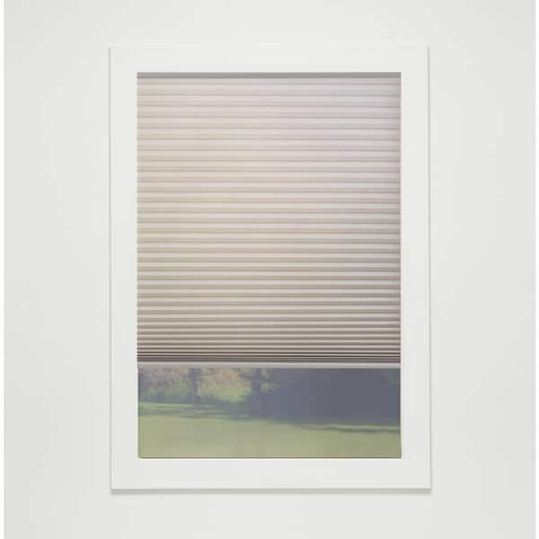 Perfect Lift Window Treatment Gray Cloud Cordless Light Filtering Eco Polyester Cellular Shades - 40 in. W x 48 in. L