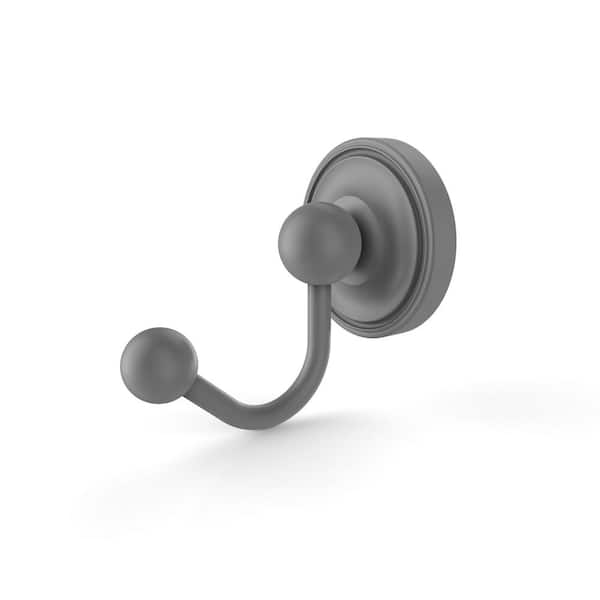 Allied Brass Prestige Regal J-Hook Robe/Towel Hook in Matte Gray