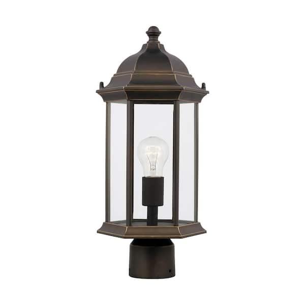 Generation Lighting Sevier 1-Light Antique Bronze Outdoor Post Lantern