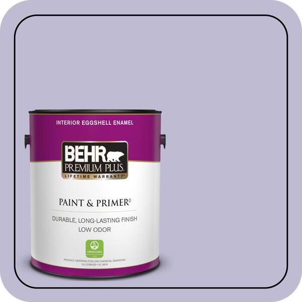 BEHR PREMIUM PLUS 1 gal. #640C-3 Twilight Pearl Eggshell Enamel Low Odor Interior Paint & Primer