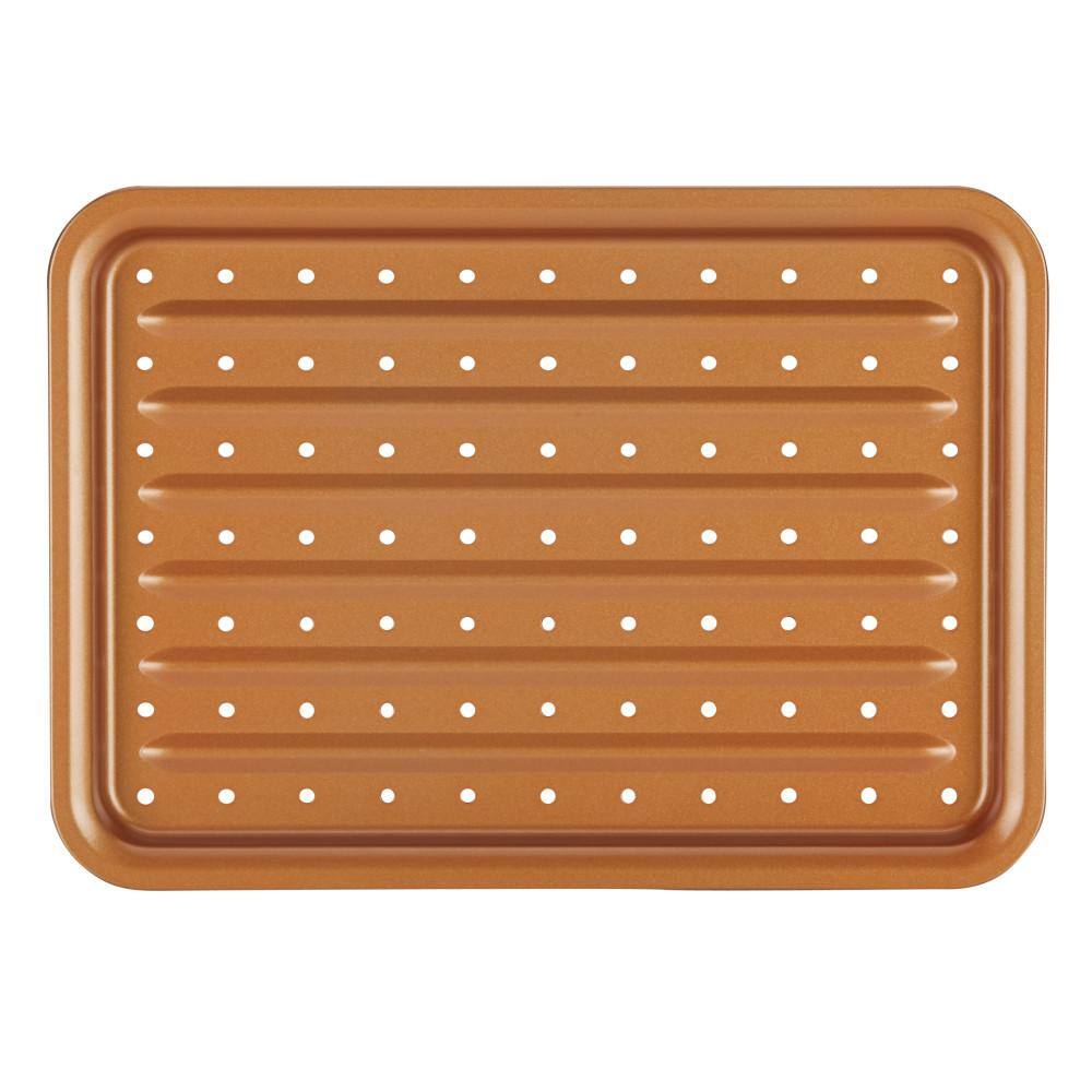 Copper Nonstick 4-Piece Toaster Oven Bakeware Set